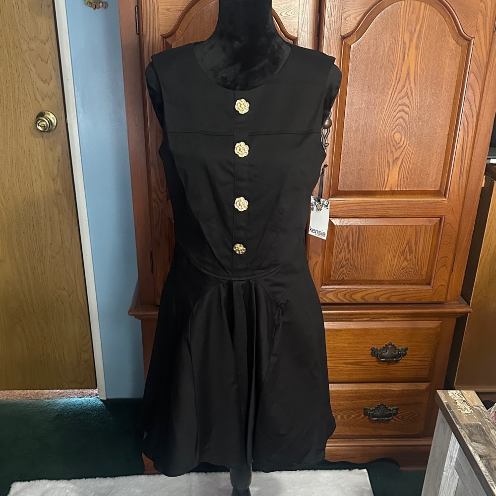 Elegant Black Sleeveless Dress